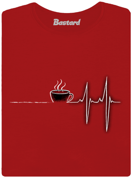 Coffee help dámske tričko Red Mal