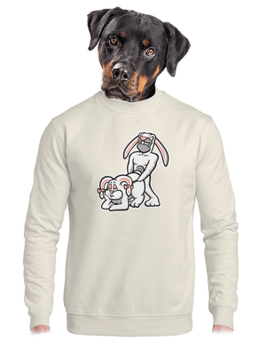 unisex mikina bez kapucne