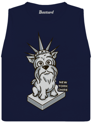 New Yorkshire dámske tielko voľné Navy