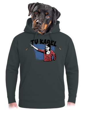 Tukabel unisex mikina premium Charcoal