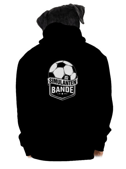 Simulanten bande pánska mikina na zips Black