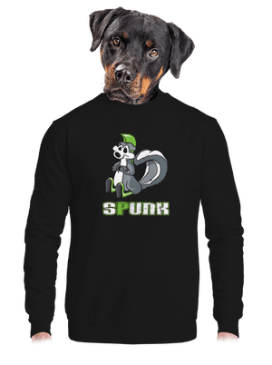 Spunk unisex mikina bez kapucne Black