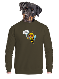 unisex mikina bez kapucne