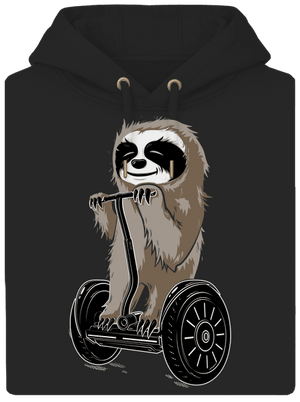 Leňoch unisex mikina premium Dark Black