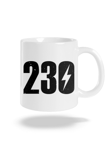 230 V klasický hrnček White