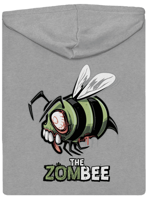 ZomBee pánska mikina na zips Light Melange