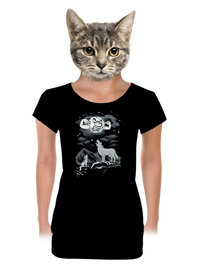 dámske tričko s lemom