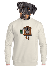 unisex mikina bez kapucne