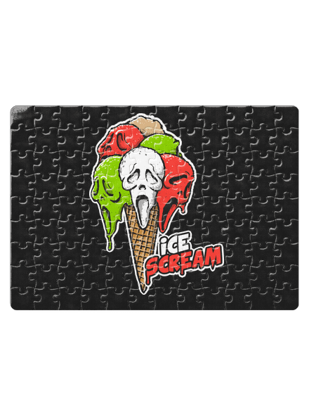 Ice Scream puzzle White