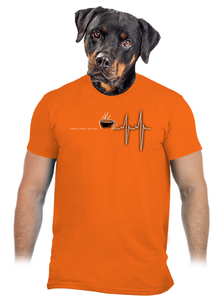 Coffee help pánske tričko Orange