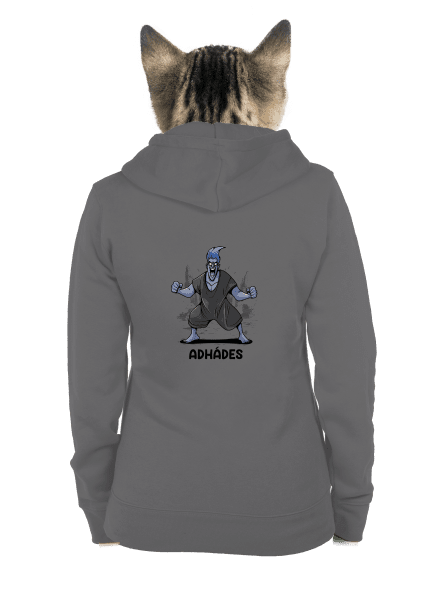 Adhádes dámska mikina na zips Steel Gray