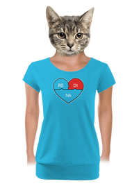 dámske tričko s lemom