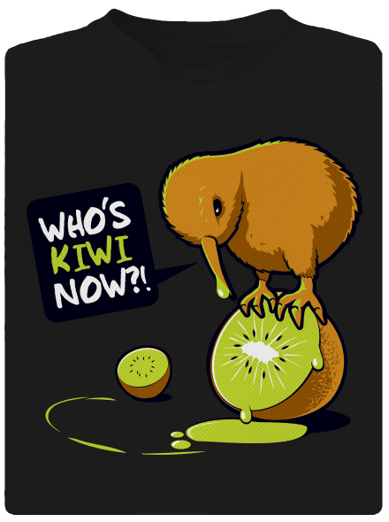 Kiwi detské športové tričko Black