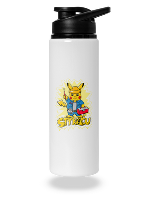 Stykaču flaša na vodu White