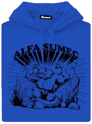 Alfasumec pánska mikina klokanka Royal