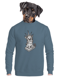 unisex mikina bez kapucne