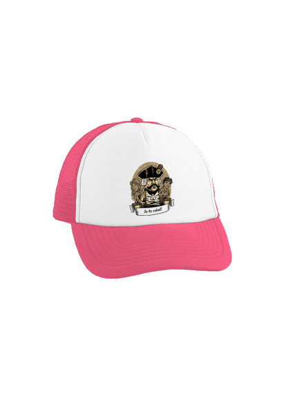 B14: S čerty nejsou žerty šiltovka truckerka Fluorescent Pink cap