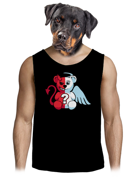 Anjel vs. diabol pánske tielko Black