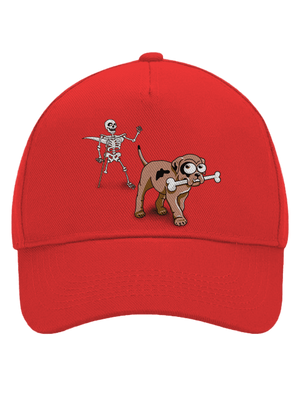 Kostlivec šiltovka baseballka Classic Red