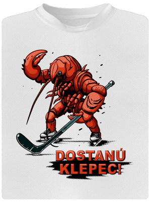 Dostanú klepec pánske športové tričko White