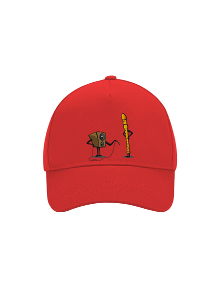 Plug-in jack šiltovka baseballka Classic Red