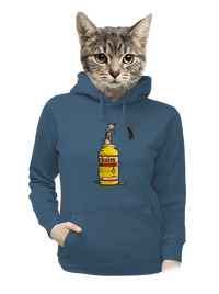 dámska mikina klokanka