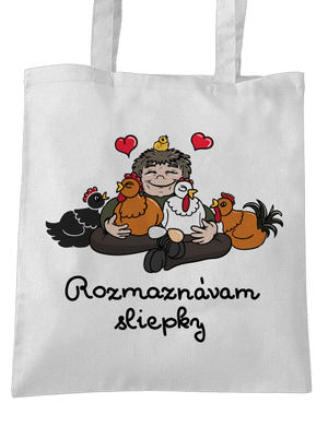 Rozmaznávam sliepky taška White