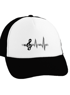 Žijem muzikou šiltovka truckerka Black cap