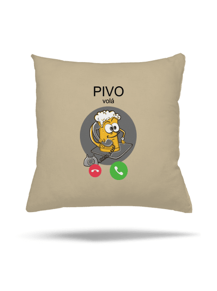 Pívo volá vankúš Beige