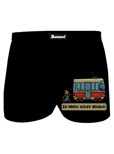 Za mnou baby behajú pánske trenky Black