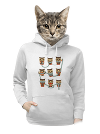 dámska mikina klokanka