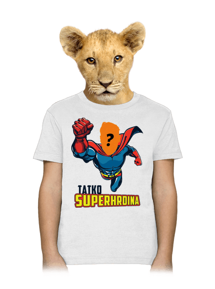 Tatko superhrdina detské tričko White