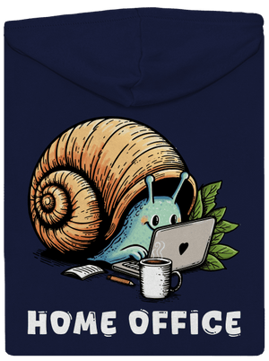 Slimákov home office pánska mikina na zips Navy