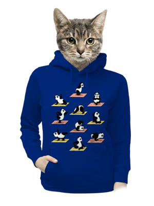 Pandia jóga dámska mikina klokanka Royal Blue Mal