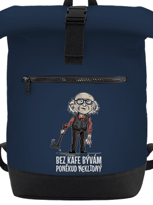 Neklidný bez kafe batoh French Navy