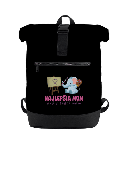 Najlepšia mom batoh Black