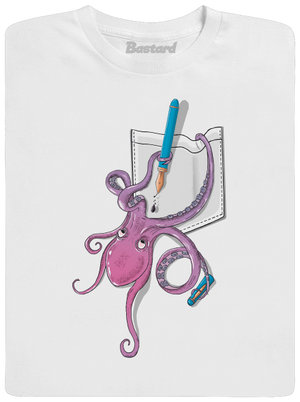 Jednoducho miluje atrament pánske tričko White