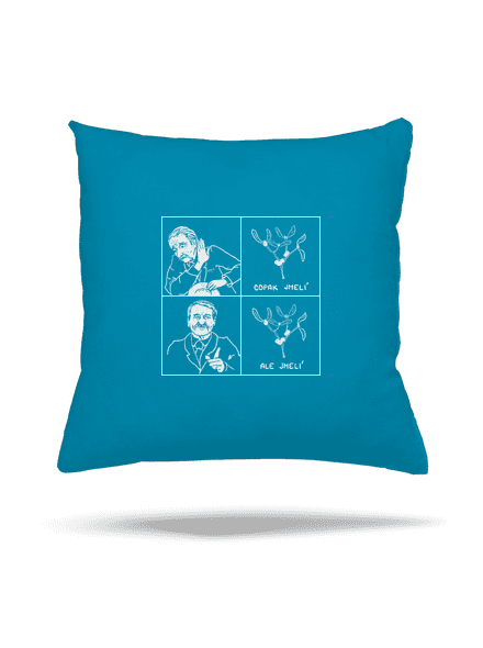 Cimrman: Copak jmelí vankúš Blue Turquoise