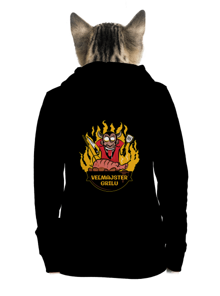 Veľmajster grilu dámska mikina na zips Black