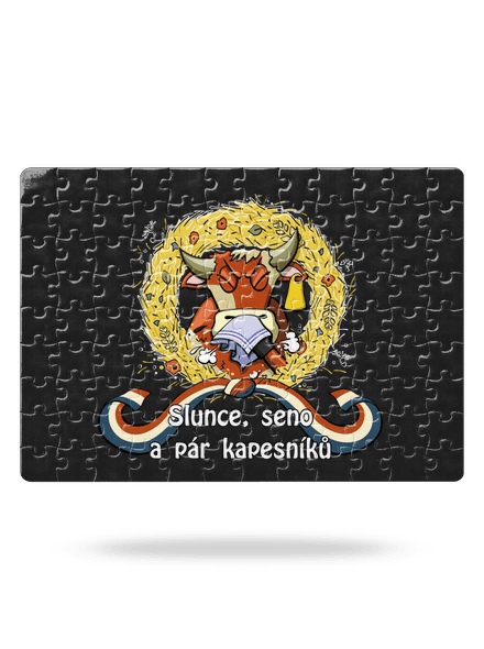 Slunce, seno a pár kapesníků puzzle White