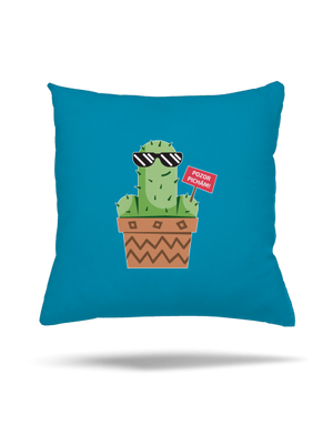 Pozor pichám vankúš Blue Turquoise