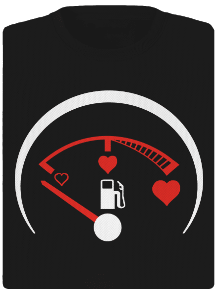 Plnú prosím dámske športové tričko Black