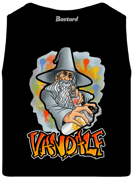 Vandalf pánske tielko Black
