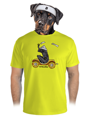 Votrelníček pánske športové tričko Neon Yellow