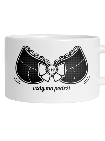 Podprsenka hrnček makronka White
