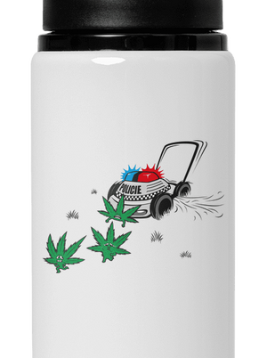 Ganja kríza flaša na vodu White