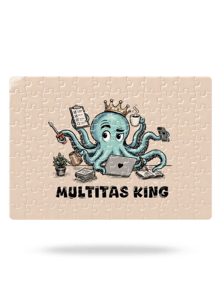 Multitas king puzzle White