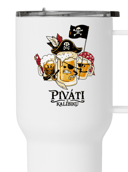Piváti z Karibiku termohrnček White