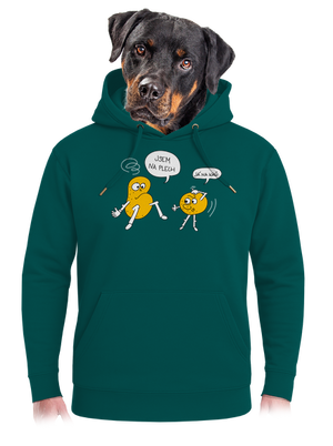 Opité zemiaky unisex mikina premium Emerald Green