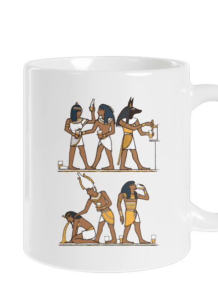Egyptská párty klasický hrnček White